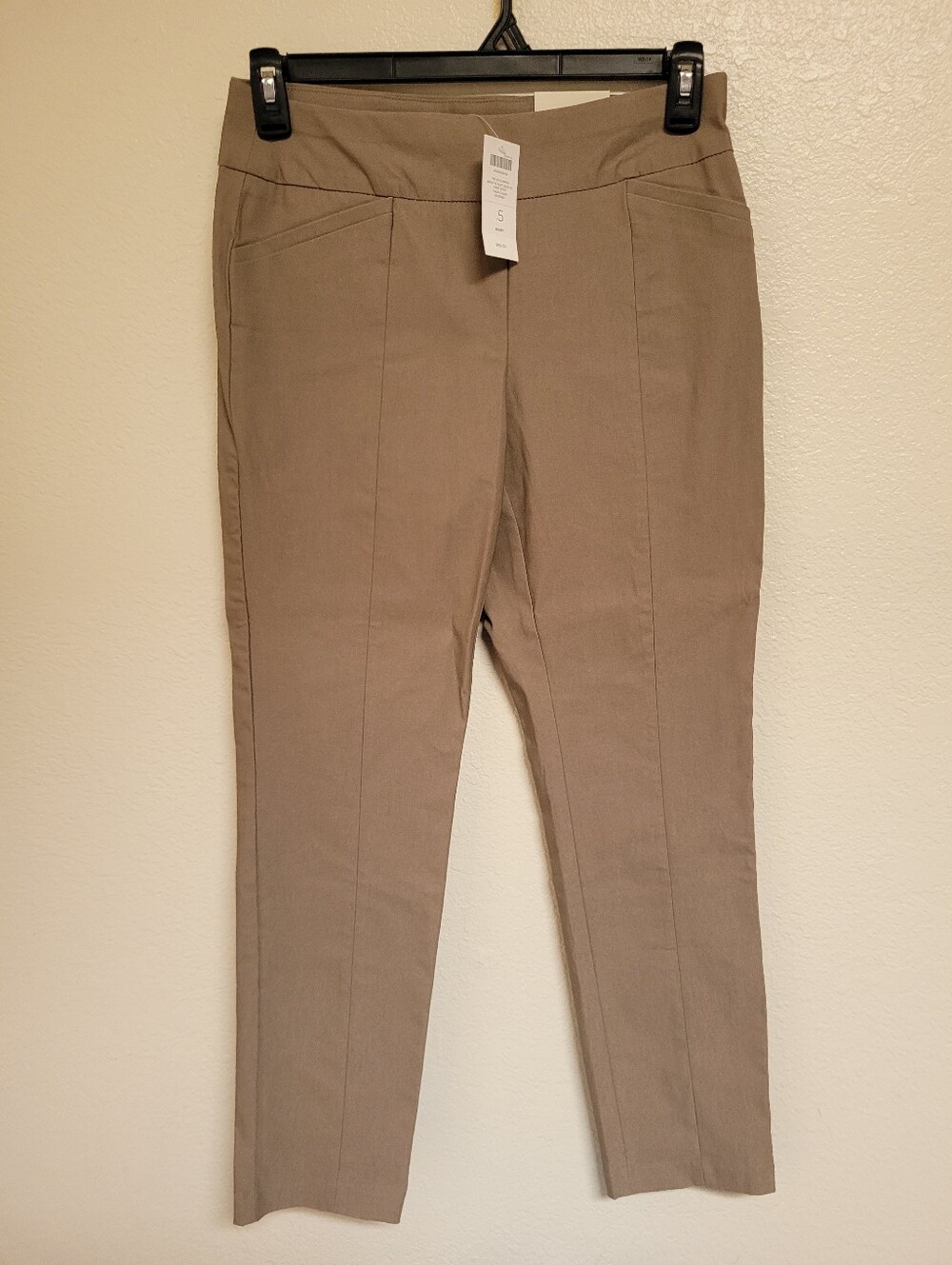 Chico's So Slimming Bridgette Ankle Pants in Taupe